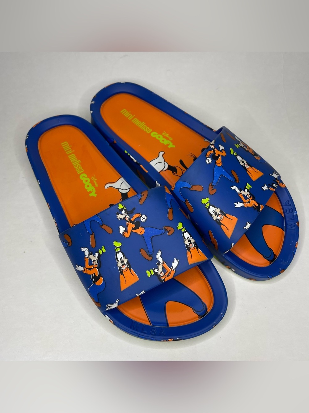 Disney x Mini Melissa Beach Slide Goody Sz 4 Pool Cruise Resortwear Sandals